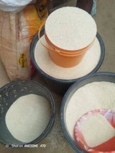 Price of 50kg Bag of Garri in Nigeria 2025 5 How many paints of garri in a bag of garri in Nigeria?